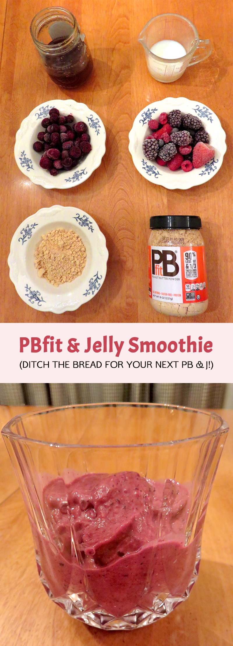 PBfit & Jelly Smoothie