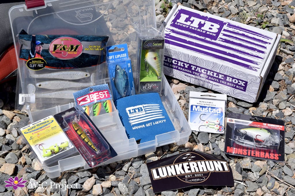 Assortment of Walleye Lures in Lucky Tackle Box Subscription Box