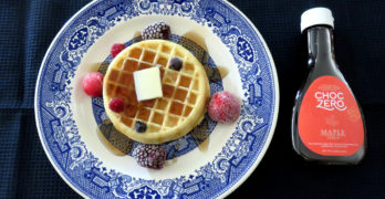 Choczero Maple Syrup and Waffles