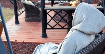 Meet The Comfy: The Coziest Blanket/Sweatshirt Ever