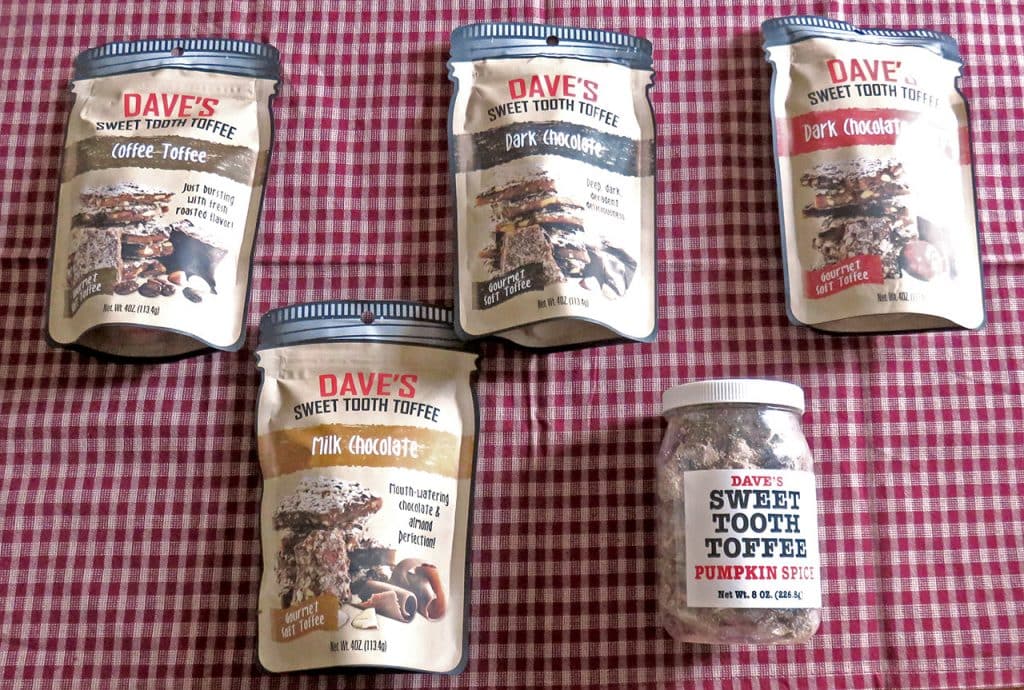 Dave's Sweet Tooth Toffee is Delicious, Handmade Toffee
