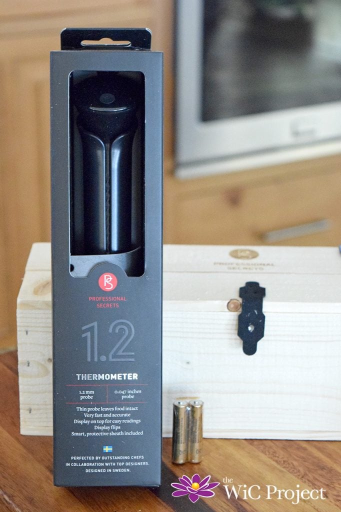 Measure Cooking Temperature with Professional Secret's 1.2 Thermometer