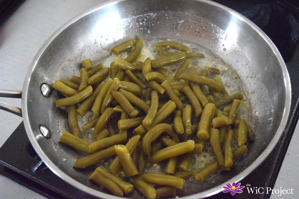 Cooking Butter & Garlic Canned Green Beans