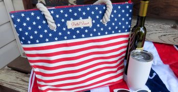 Patriotic Porto Vino Wine Bag is Ideal for Carrying Wine and Beverages on the Go