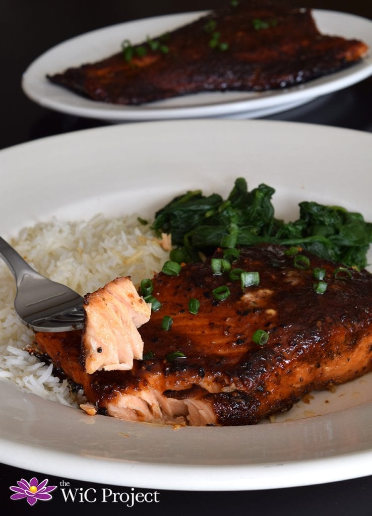 Orange & Ginger, Asian Grilled Salmon