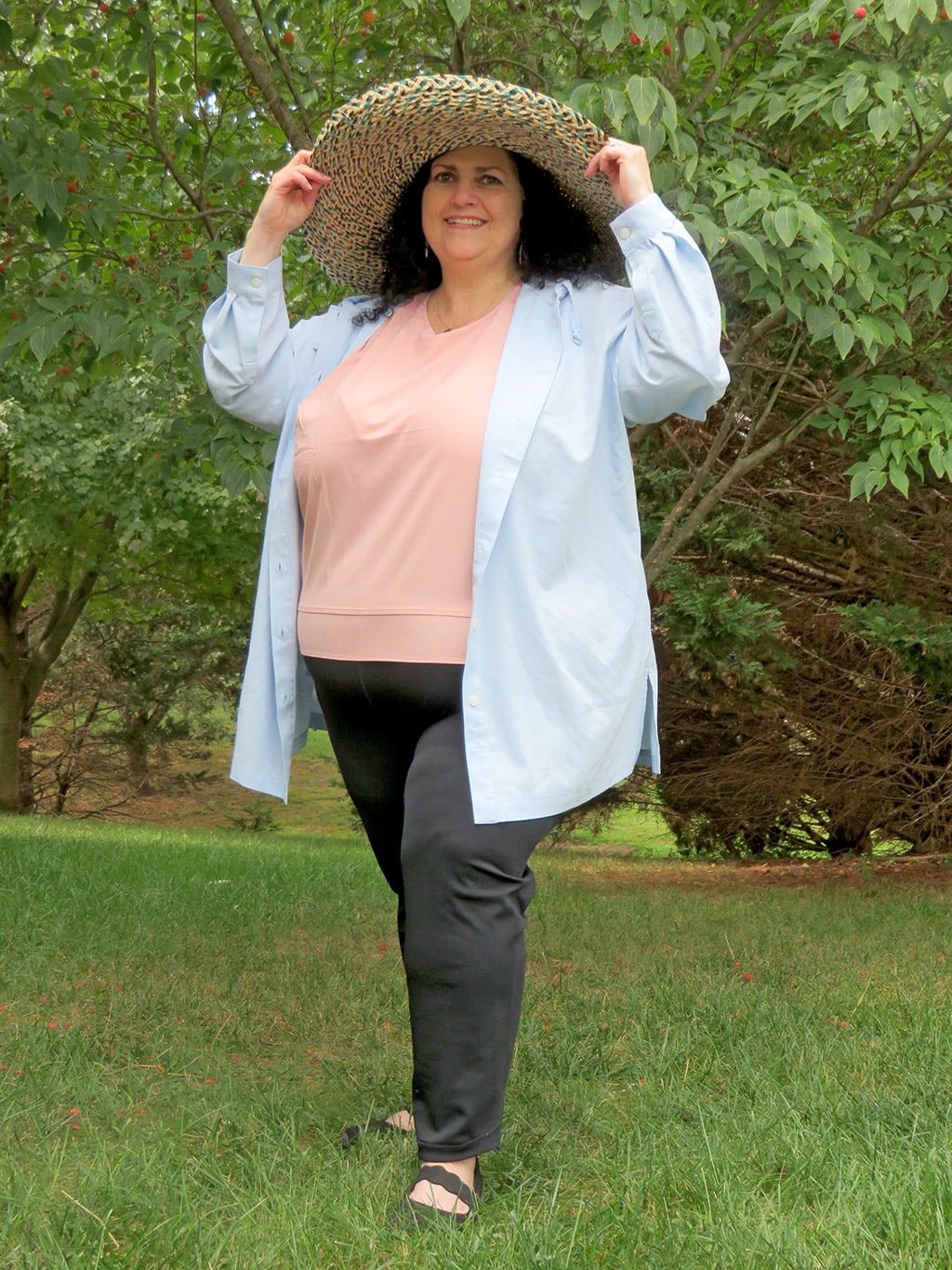 Coolibar Brimmed Hat with Women's Oceanside Tunic