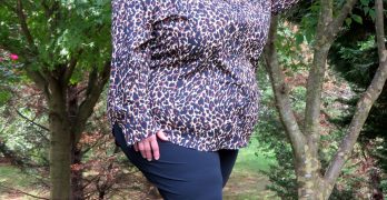 Coolibar Leopard Print Women's Rhodes Shirt