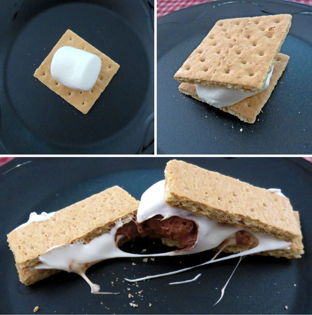 Making Smores with Stuffed Puffs Marshmallows