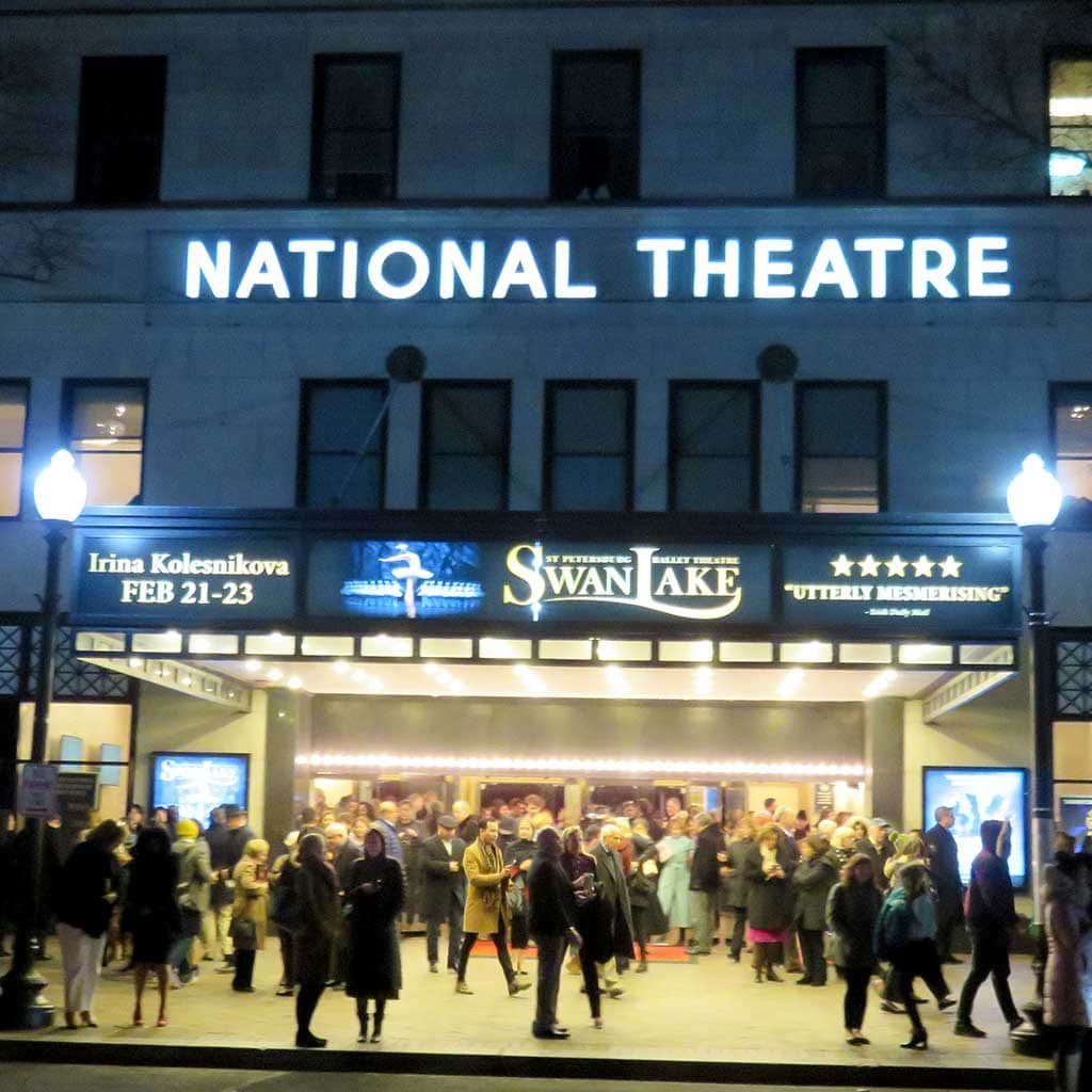Swan Lake, Front of National Theatre, Washington DC